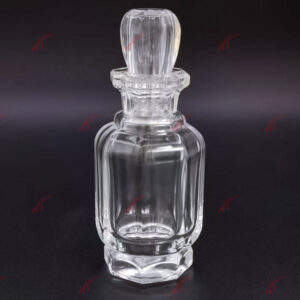 50ml round perfume bottle with matched cap